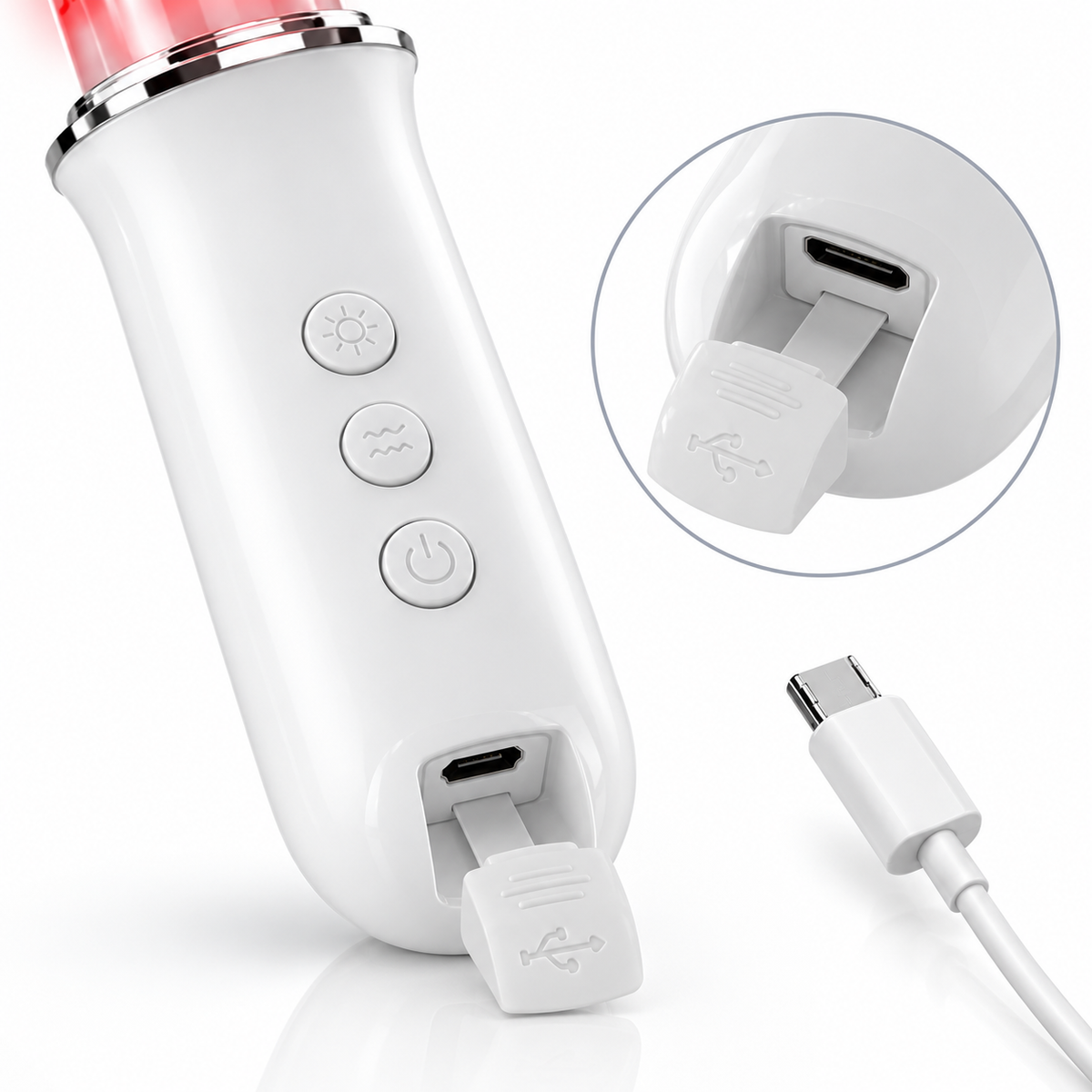 7HW Intima Vaginal Red Light Therapy Wand - For Tightening, Dryness & Pelvic Floor Care