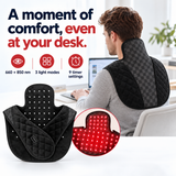 7HW MantleFlex Red Light Wrap for Stiff Neck, Shoulders & Back