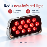 7HW EmberGo Cordless Red Light Panel for Sore Muscles & Skin