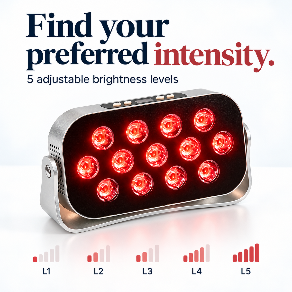 7HW EmberGo Cordless Red Light Panel for Sore Muscles & Skin