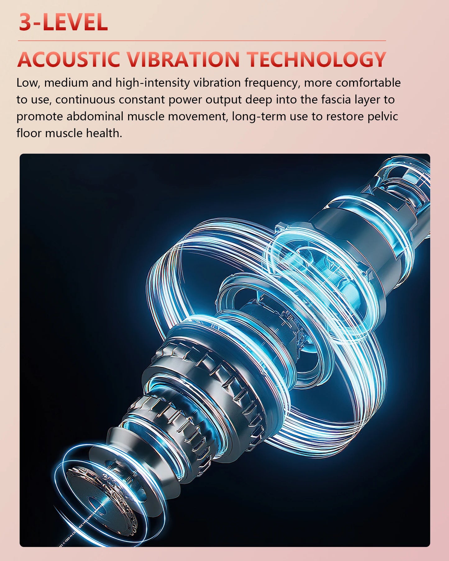Wireless Vaginal Red Light Therapy Device, Blue Light Massager for Vaginal Tightening, Vaginitis Relief & Pelvic Care