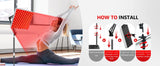 Upgraded 225 LEDs Red Light Therapy Panel, 660nm 850nm Infrared Lamp with Stand for Face & Body Pain Relief