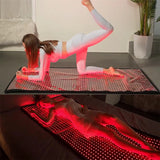 71"x31" Full Body Red Light Therapy Mat, 1280 LEDs 660nm 850nm Infrared Blanket for Pain Relief, Recovery & Wellness
