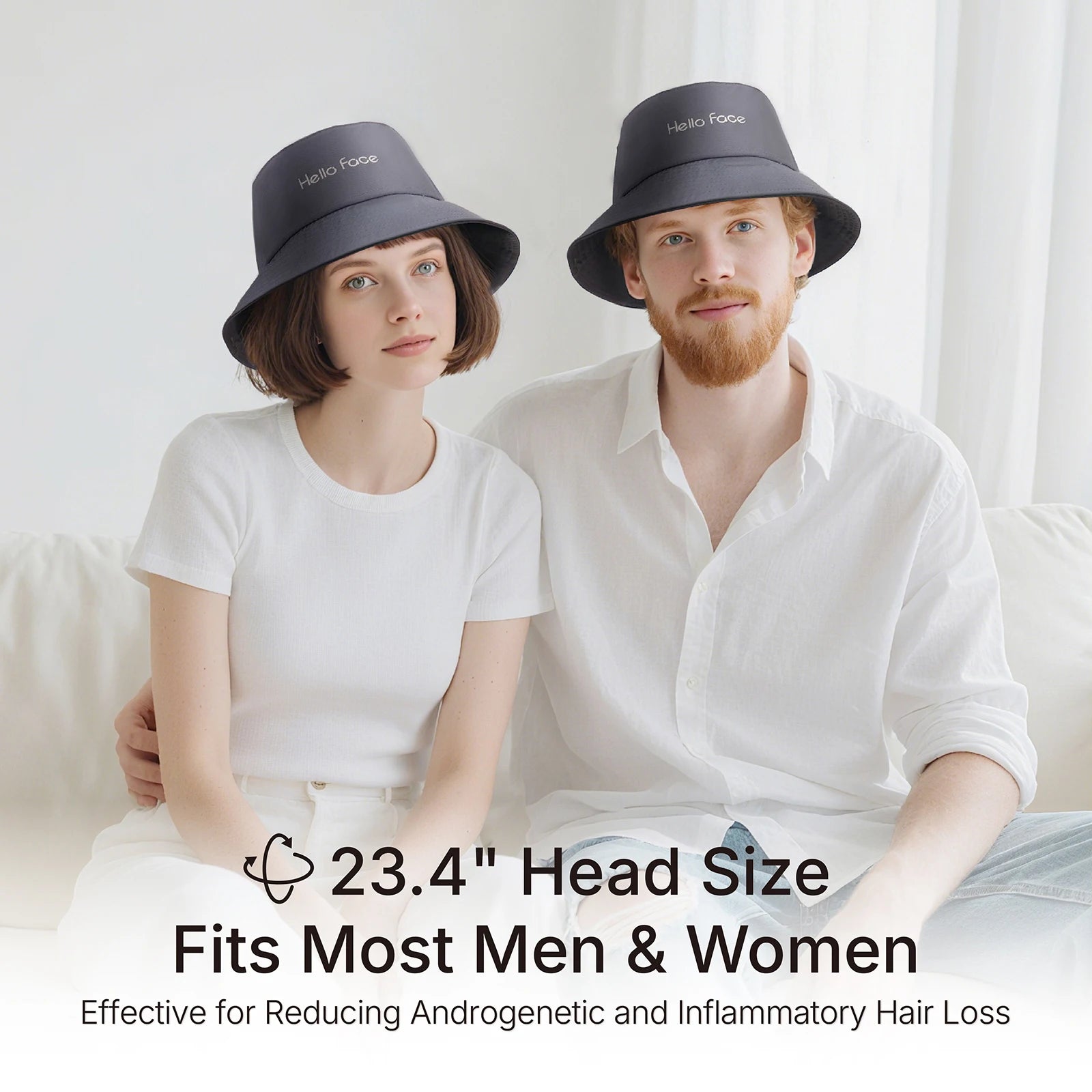 Red Light Therapy Hair Growth Cap | 336 LED Scalp Wellness Bucket Hat