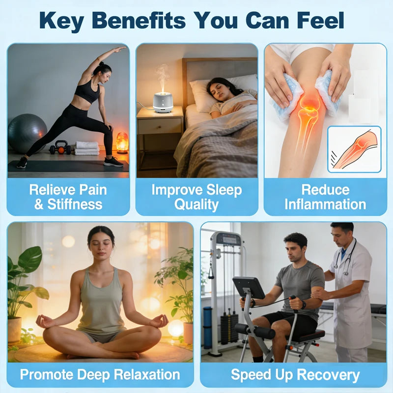 PEMF Magnetic Therapy Mat | Full Body Pain Relief & Sleep Improvement | Adjustable Frequency