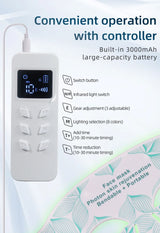 8-Color LED Light Therapy Mask for Face & Neck - Red Light Therapy for Anti-Aging & Acne Care