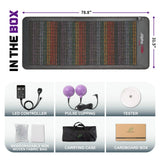 PEMF Crystal Mat Amethyst Therapy FlR Infrared Heating Heating BIO Massage Mattress