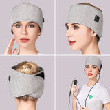 Red Light Therapy Heating Headband for Migraine Relief, 3-Level Heated Head Wrap for Stress, Tension & Rheumatic Pain