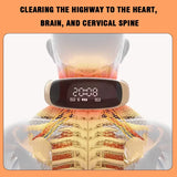 Medical Grade Neck Wearable Laser Therapy Device | 650nm LLLT with 72 Diodes for Blood Pressure & Lipid Management