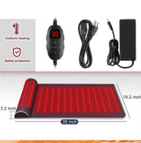 Infrared Light LED Healthcare Belt | 3D Neck Support & Red Light Heating Massage Pad for Full Body Relief