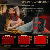 Portable Red & Near Infrared LED Silicone Face Mask - Anti-Aging, Skin Repair & Brightening for Home Use