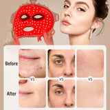 7-Color Silicone LED Face Mask - Wireless Red Light Therapy for Anti-Aging & Radiant Skin Glow