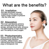 650nm Red Light Laser Ear Therapy Device, Infrared Ear Canal Irradiation for Tinnitus Relief & Otitis Media Treatment