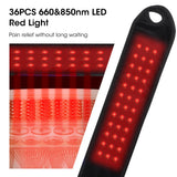 36 LED Red Light Therapy Wrist Wrap, Cordless Heated Vibration Massager for Carpal Tunnel, Arthritis & Joint Pain Relief