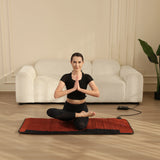 PEMF Bio Infrared Therapy Mat 52x128cm | Amethyst Crystal | Far Infrared Heating | 6 PEMF Coils | Half-Body Heating Pad