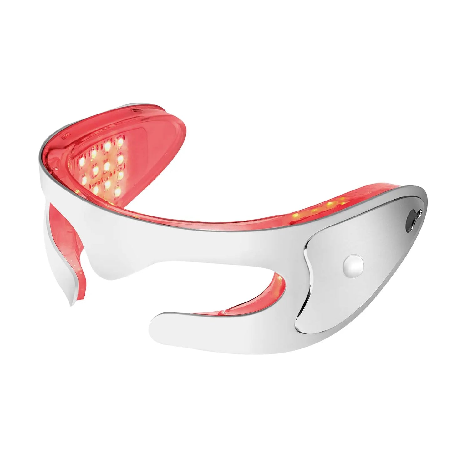 Red Light Therapy Eye Massager, Vibration LED Eye Mask for Dark Circles, Fine Lines & Wrinkle Removal Beauty Device