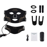 7-Color Silicone LED Face & Neck Therapy Mask - Professional Red Light Therapy for Skin Rejuvenation
