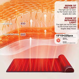 Infrared Light LED Healthcare Belt | 3D Neck Support & Red Light Heating Massage Pad for Full Body Relief