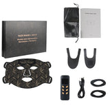 Rechargeable 8-Color LED & Near Infrared Light Therapy Face Mask - Food-Grade Silicone for Anti-Aging, Acne & Skin Rejuvenation