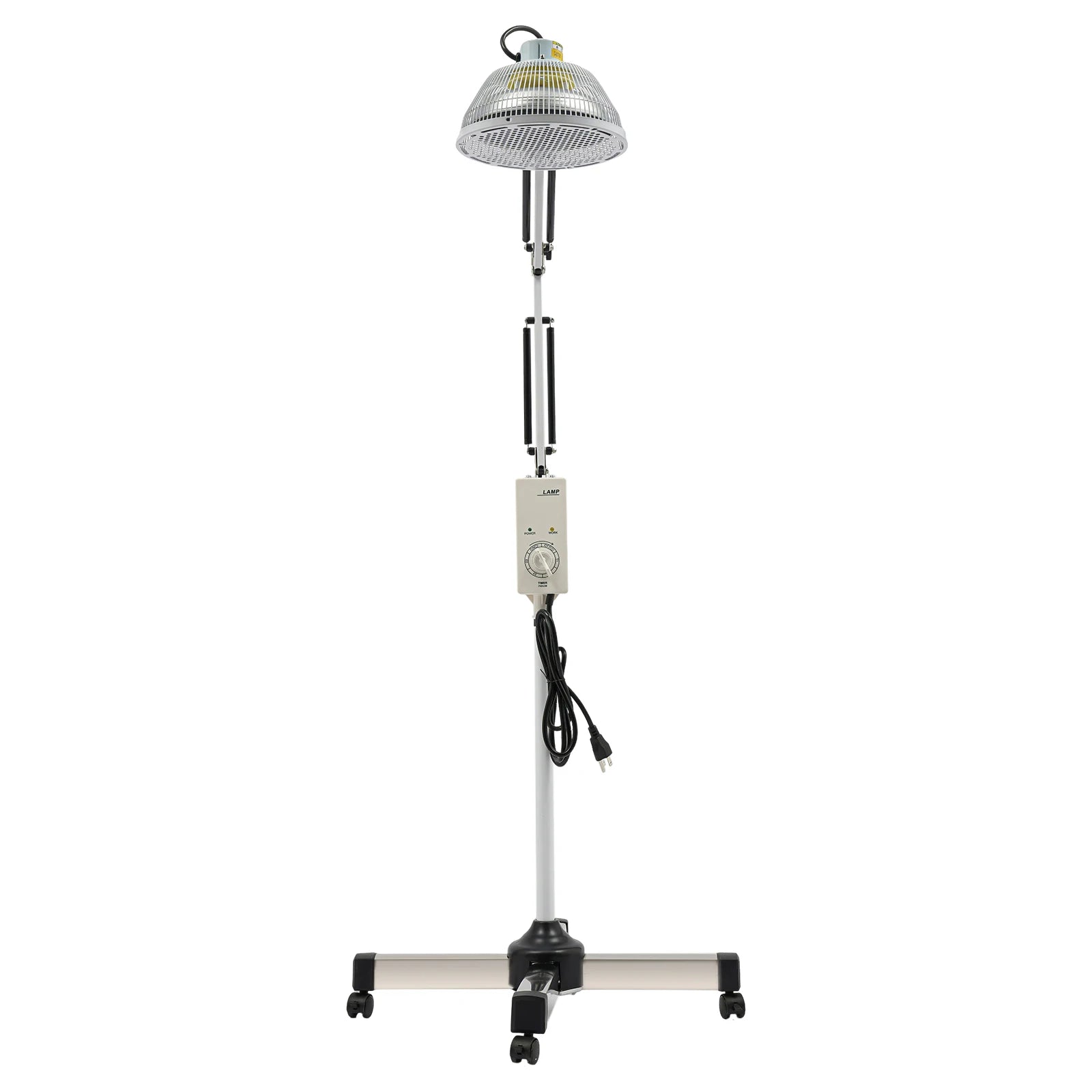 250W TDP Infrared Mineral Heat Lamp, Adjustable Height Acupuncture Therapy Light with 360° Rotating Head & Timer