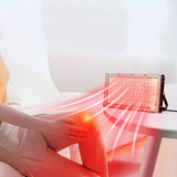 96 LEDs Red Light Therapy Lamp with Adjustable Tripod Stand, 660nm 850nm Infrared Floor Lamp for Body Pain & Skin Care