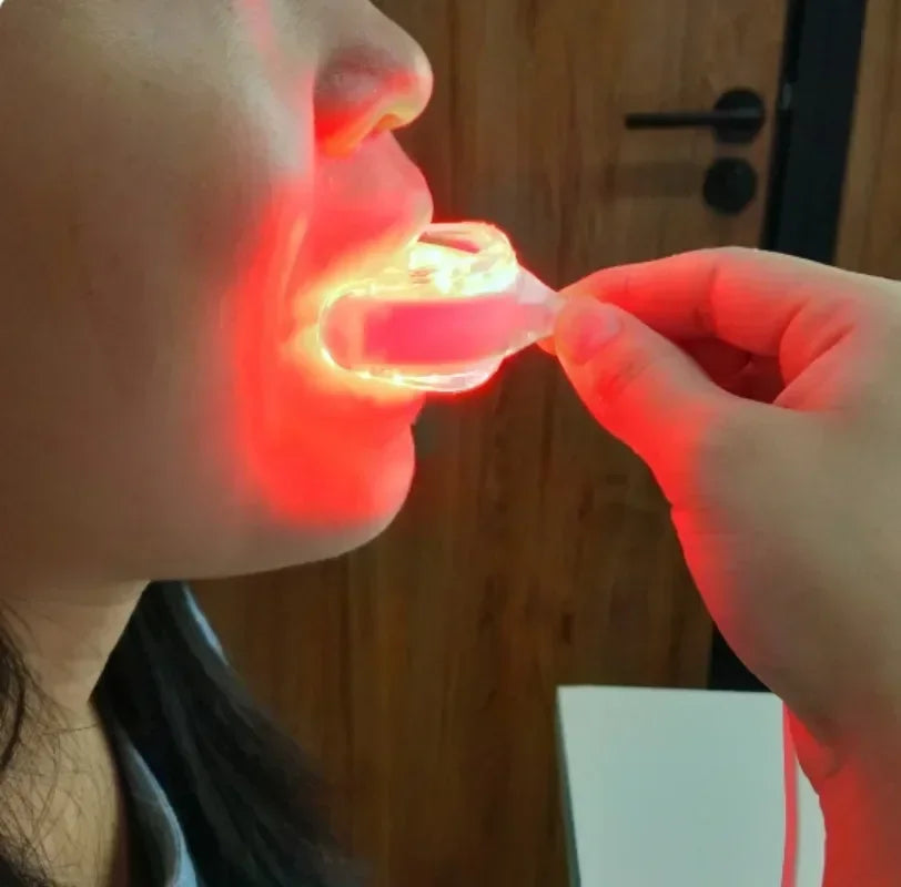 Red Light Therapy for Gums & Teeth, 625nm LED Oral Care Device for Periodontal Treatment, Toothache & Sensitivity Relief