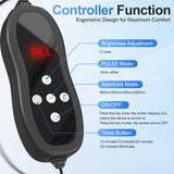 4-Color LED Therapy Hat & Face Mask - Red Light 660nm 850nm for Hair Growth & Skin Rejuvenation