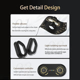 3 Colors LED Light Therapy Face Mask, 288 Beams 850nm Near-Infrared Photon Mask for Anti-Aging & Skin Rejuvenation