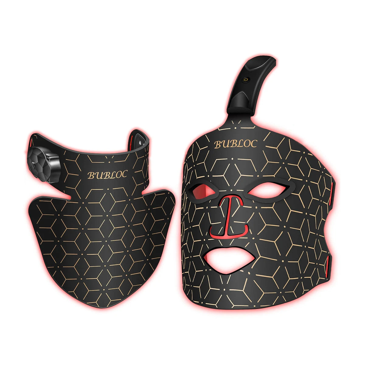 Portable Red & Near Infrared LED Silicone Face Mask - Anti-Aging, Skin Repair & Brightening for Home Use
