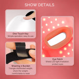 Wireless 7-Color LED Photon Therapy Face & Neck Mask - Rechargeable Facial Lifting & Skin Care Tool for Anti-Aging & Acne