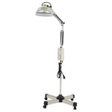 250W TDP Infrared Mineral Heat Lamp, Adjustable Height Acupuncture Therapy Light with 360° Rotating Head & Timer
