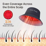 Red Light Therapy Hair Growth Cap | 336 LED Scalp Wellness Bucket Hat
