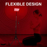 96 LEDs Red Light Therapy Lamp with Adjustable Tripod Stand, 660nm 850nm Infrared Floor Lamp for Body Pain & Skin Care