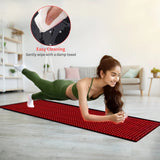 71"x31" Full Body Red Light Therapy Mat, 1280 LEDs 660nm 850nm Infrared Blanket for Pain Relief, Recovery & Wellness