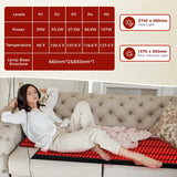 1370 LEDs Professional Red Light Therapy Pad, 660nm 850nm Infrared Body Mat for Full Body Pain Relief & Recovery