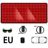 406 LEDs Red Light Therapy Mat, 34.3"x15.9" Large Infrared Pad with 60W Power & 180mw/cm² for Back Waist Pain Relief