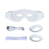 850nm Near-Infrared Red Light Therapy Eye Mask - Treatment for Dark Circles, Puffiness & Wrinkles