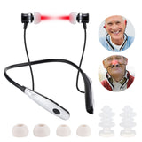 Portable 650nm Laser Ear & Nasal Irradiator, Neck-Hanging Rechargeable Therapy Device for Tinnitus & Ear Care Relief