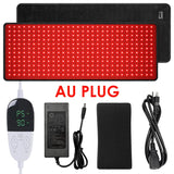 360 LEDs Red Light Therapy Pad, 660nm 850nm Infrared Mat with 10Hz 40Hz Pulse for Back Waist Shoulder Muscle Pain Relief