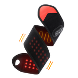 36 LED Red Light Therapy Wrist Wrap, Cordless Heated Vibration Massager for Carpal Tunnel, Arthritis & Joint Pain Relief
