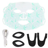 7-Color LED Light Therapy Face Mask - Photon Red Light for Anti-Aging, Wrinkles, Acne, Pore Control & Skin Tightening - Home Use