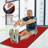 71"x31" Full Body Red Light Therapy Mat, 1280 LEDs 660nm 850nm Infrared Blanket for Pain Relief, Recovery & Wellness