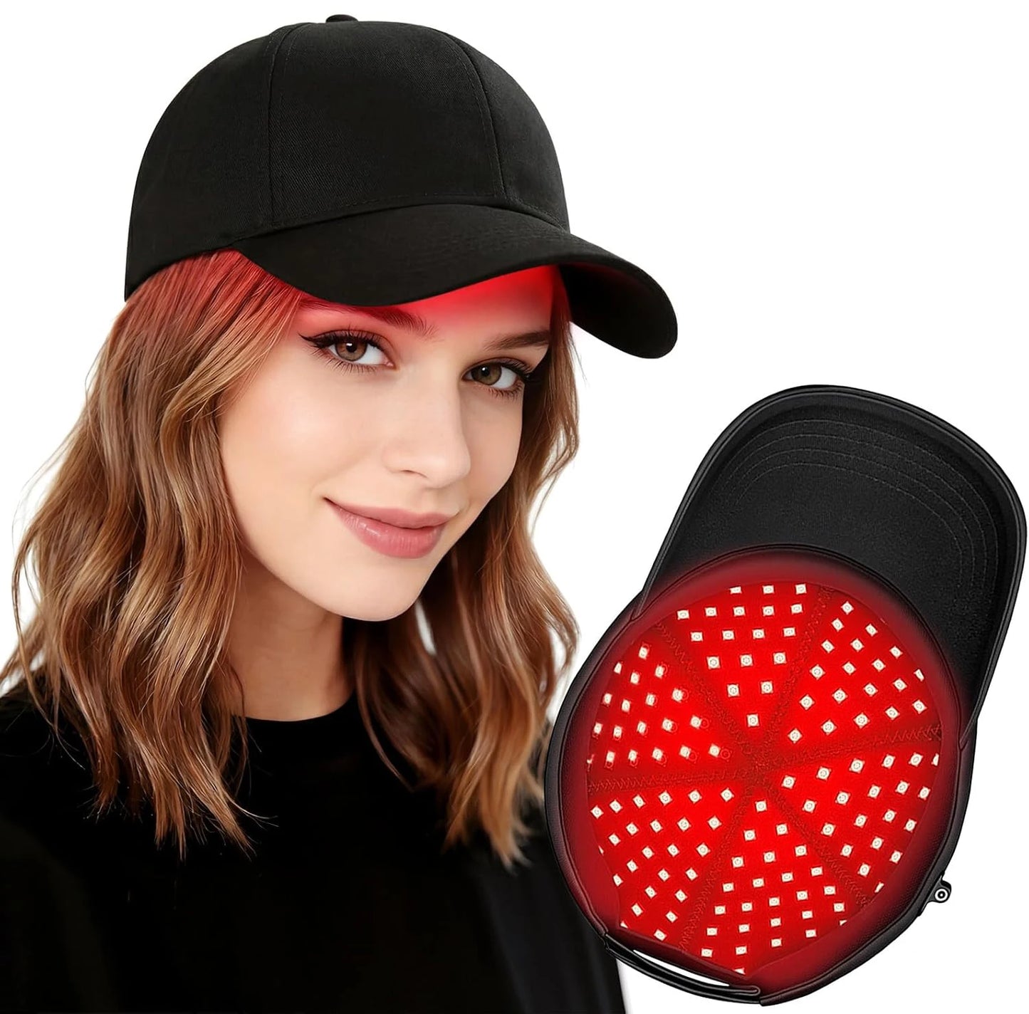 Red Light Therapy Laser Cap | At-Home Device for Hair Wellness Support (650nm)