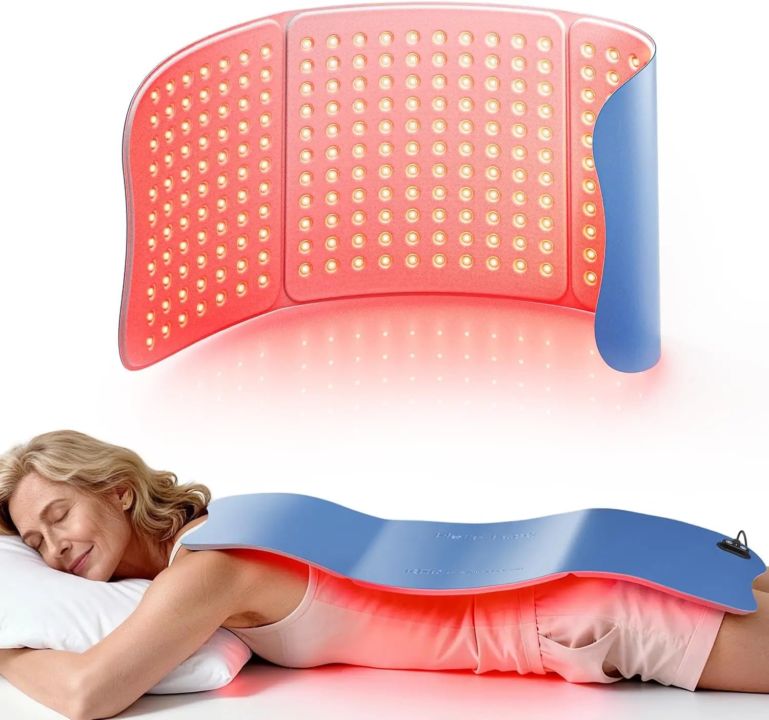 792 Chips Professional Red Light Therapy Mat, 30"x12" Triple-Chip Infrared Pad for Full Body Pain Relief & Recovery