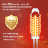 Red Light Therapy Wrap with Vibration Massage, 3-Level Heated Abdominal Pad for Menstrual Cramps, Hip & Waist Pain Relief