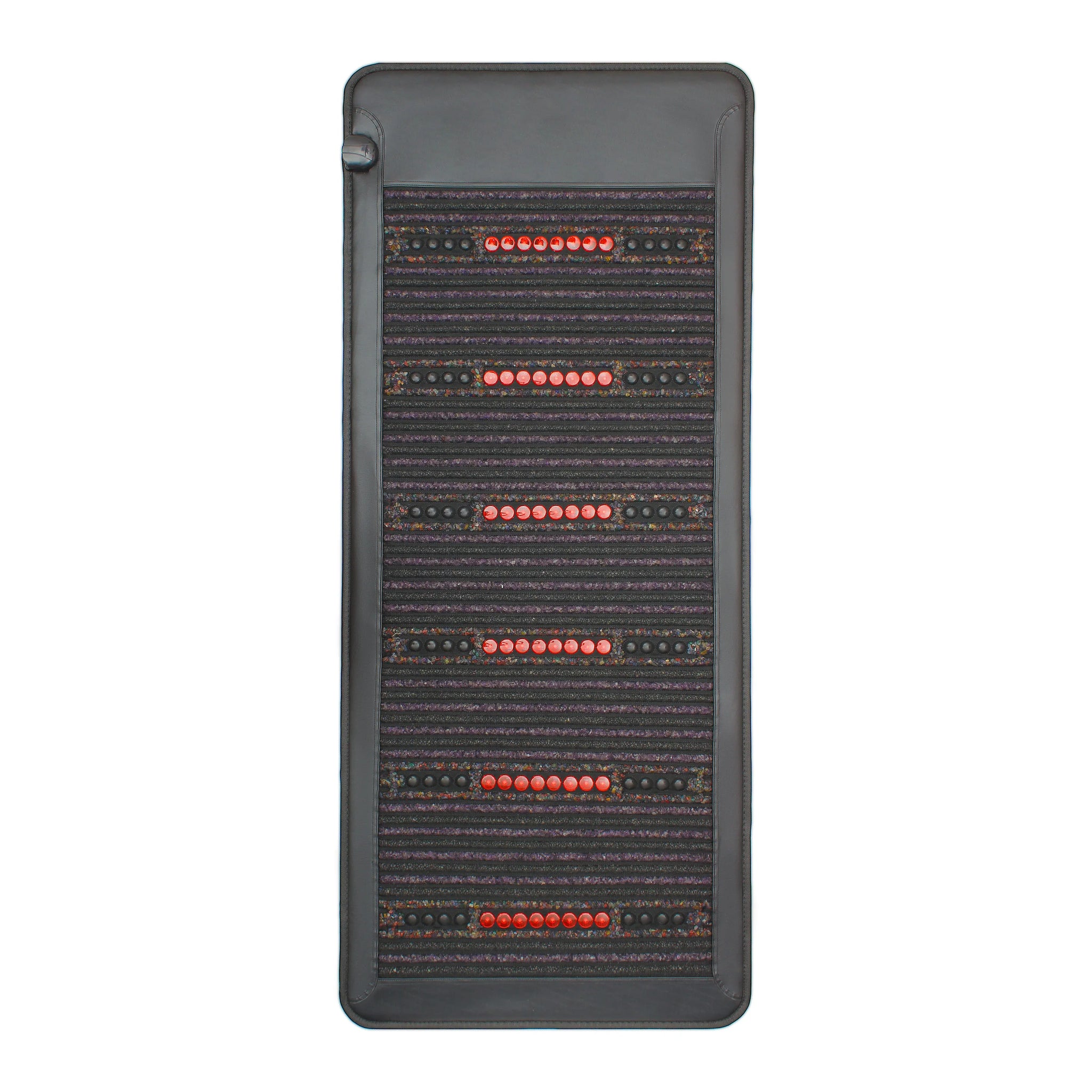 PEMF Bio Infrared Mat Full Body 80x190cm | Jade + 8 Crystal Gemstones | 48-LED Red Light Therapy | 6 PEMF Coils