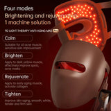 320 LED Red Light Therapy Mask - 3D Silicone Face & Neck Device for Anti-Aging & Acne Care