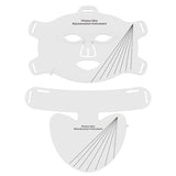 8-Color LED Face & Neck Light Therapy Mask - Professional Red Light & NIR Therapy for Anti-Aging