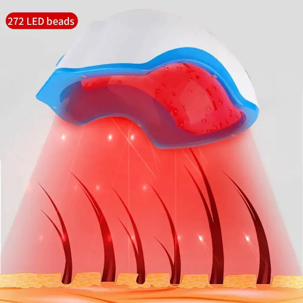 272 Red Light Therapy Helmet | Laser + LED Scalp Wellness System