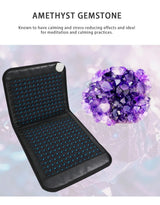 7HW Lumen Lite - Amethyst & Tourmaline PEMF Infrared Heating Pad for Pain Relief, Recovery & Relaxation